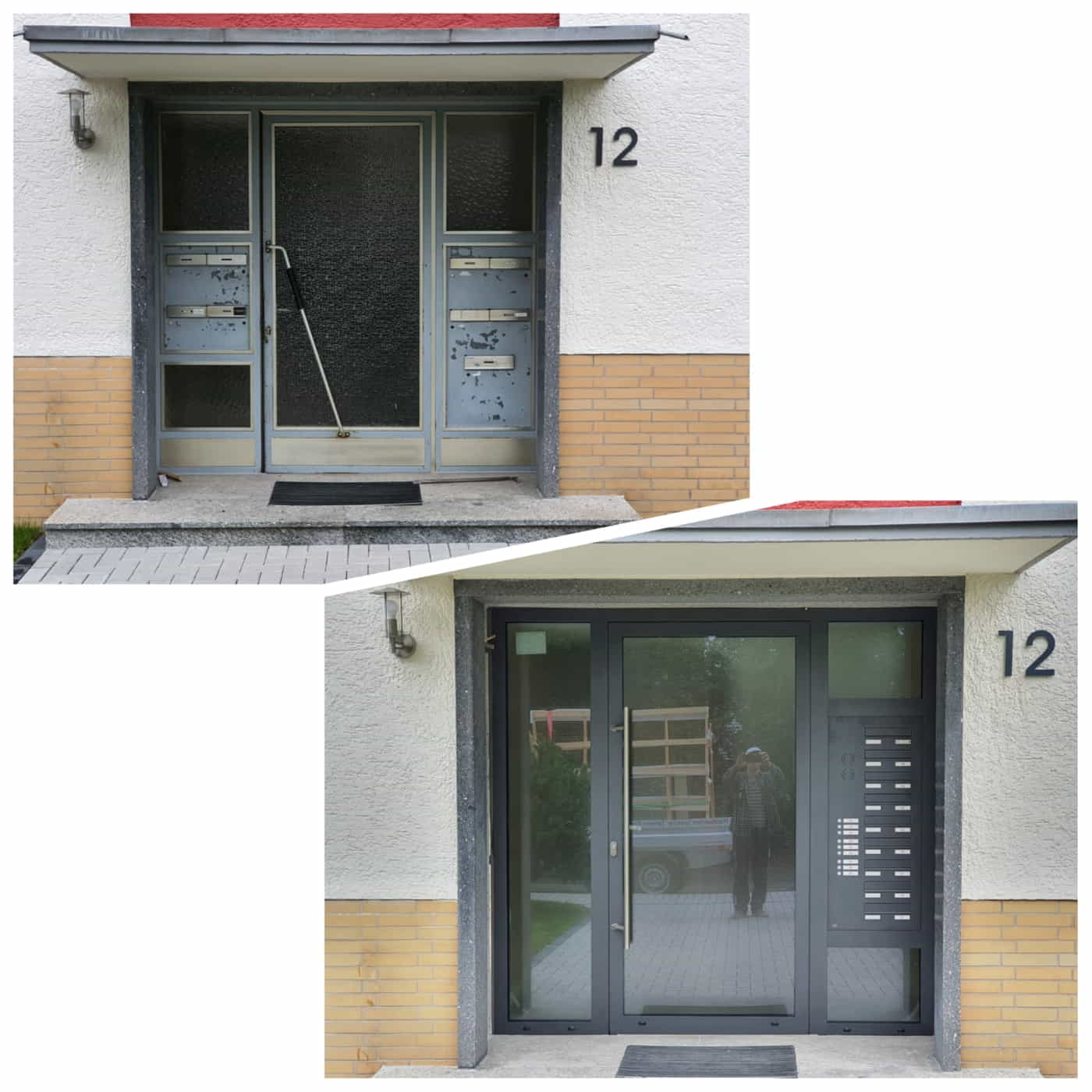 Haustür Modernisierung in Rodenbach / Aluminium Haustür