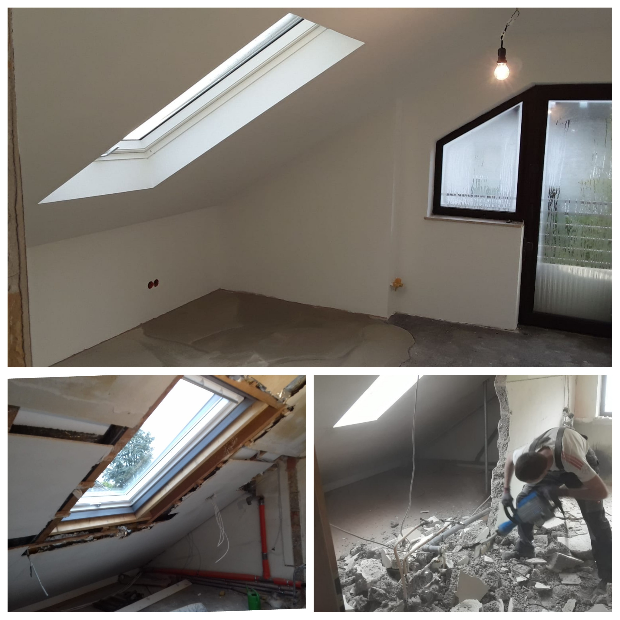 Sanierung (Wanddurchbruch, Trockenbau, Tapezieren, Streichen) in Obertshausen