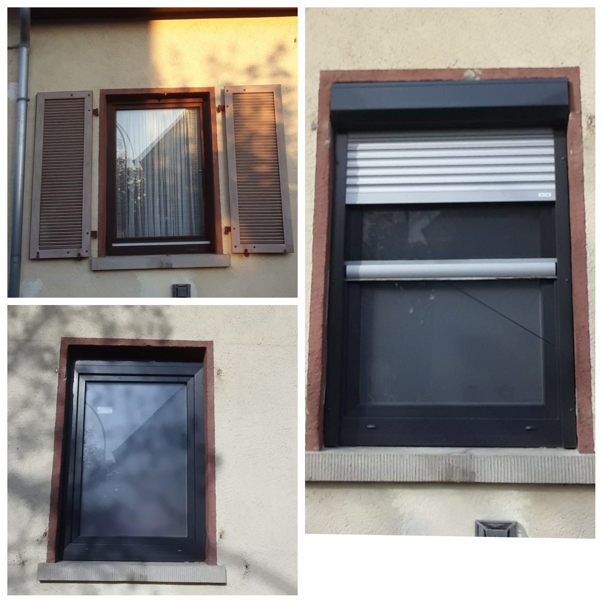 Fenster Modernisierung mit Vorbaurollladen und Insektenschutz in Hanau
