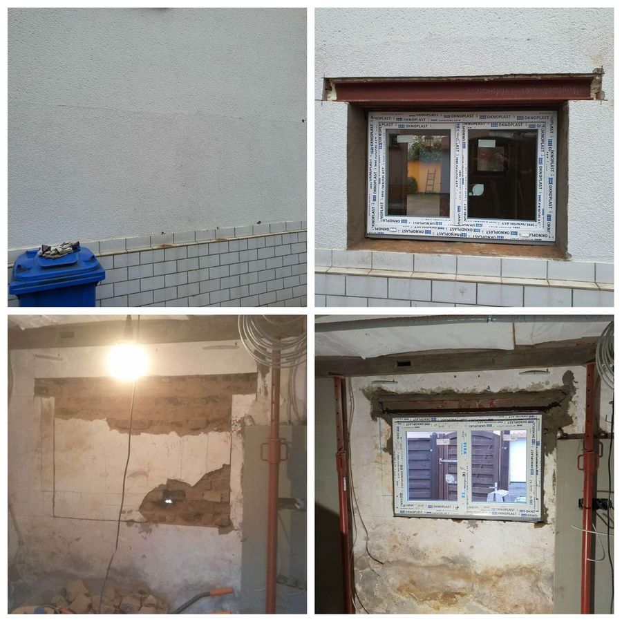 Mauer Durchbruch / Sturz Montage / Fenster Montage in Zellhausen